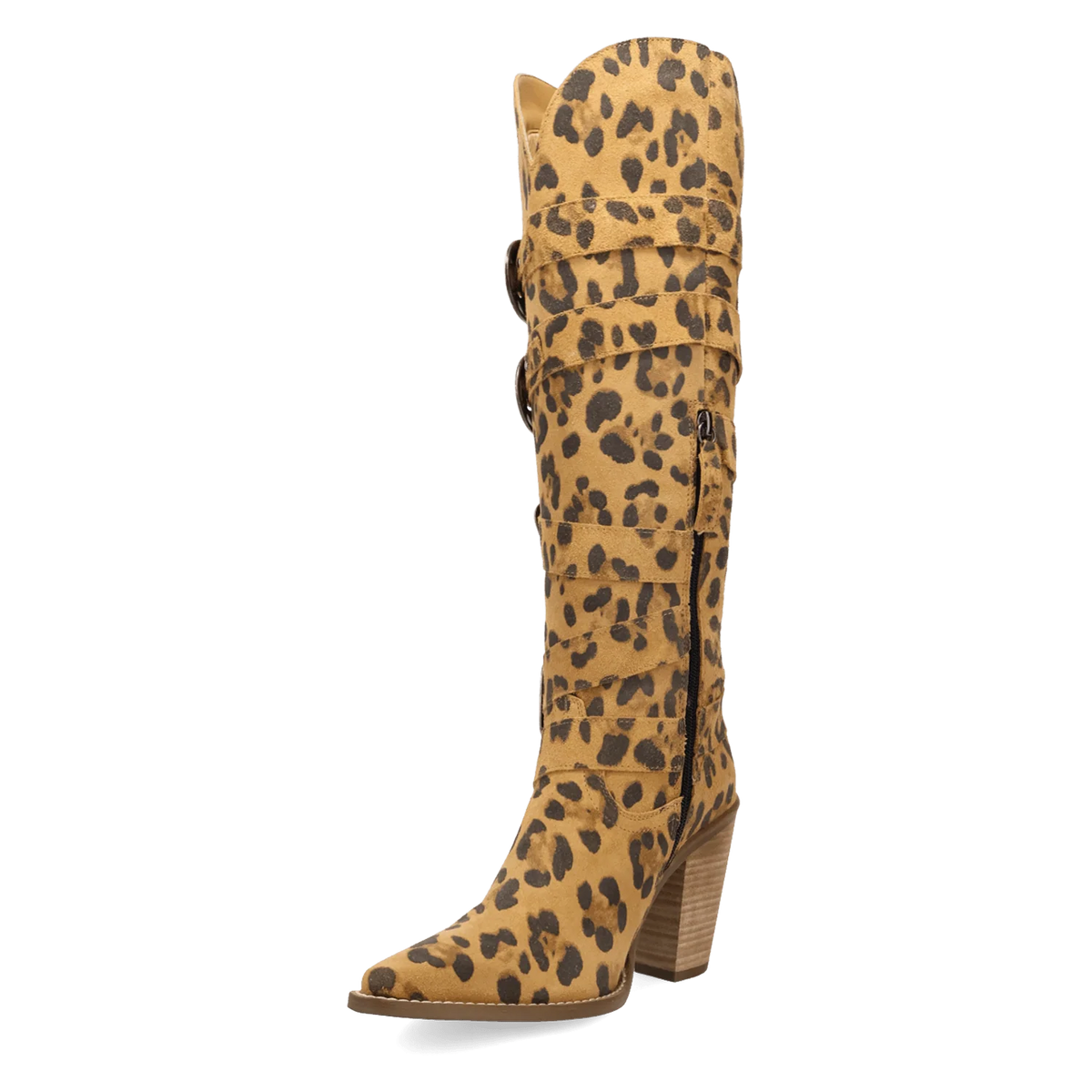 Spur 'O Moment Leather Boot - Leopard