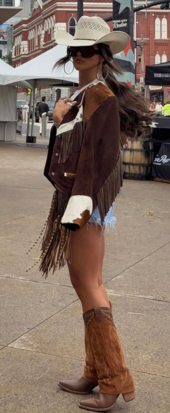 Wild Fire Leather Boot - Brown
