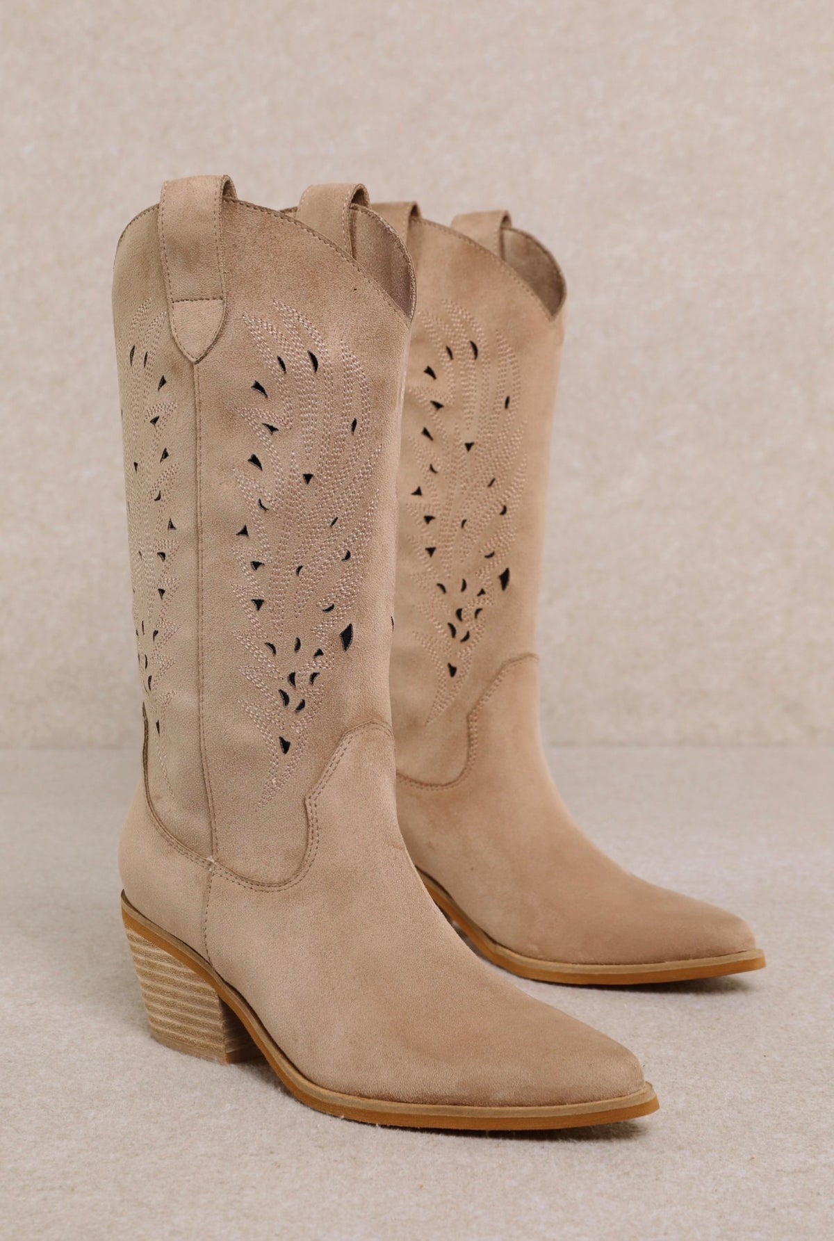 The “Olivia” Boot in Beige