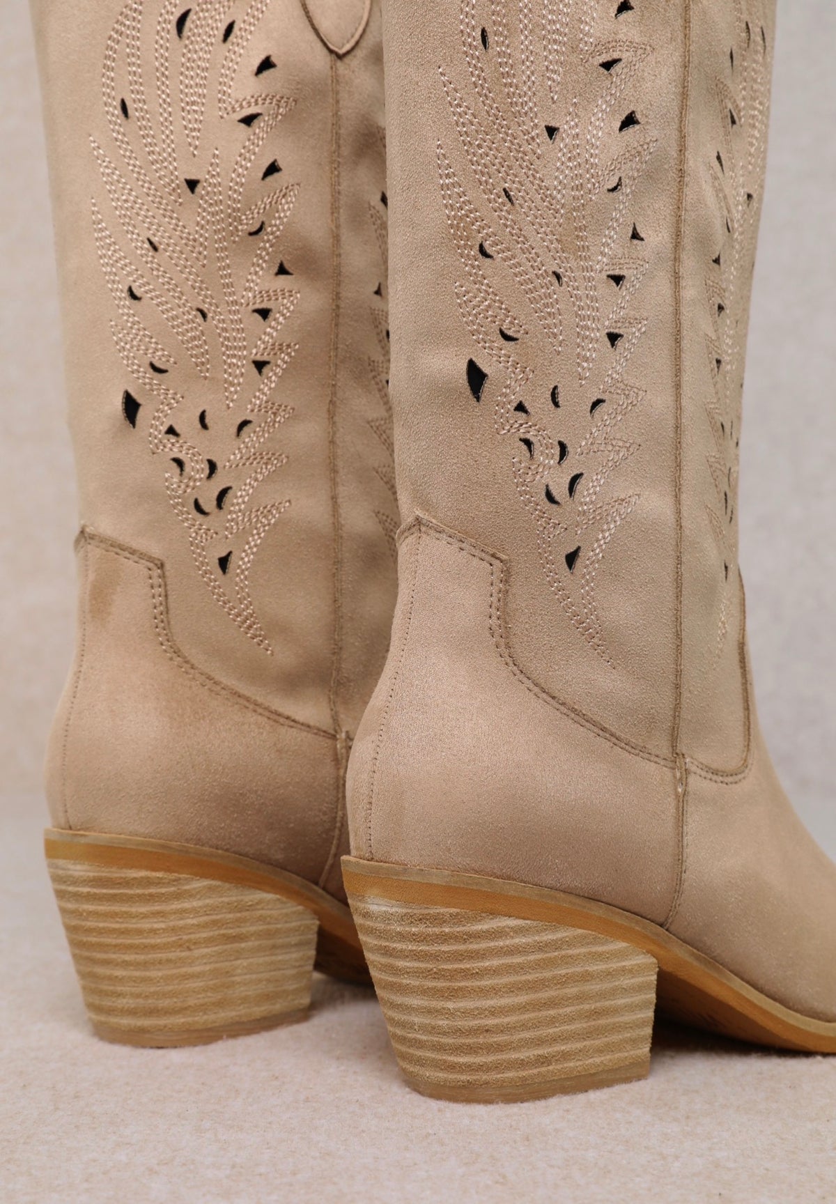 The “Olivia” Boot in Beige