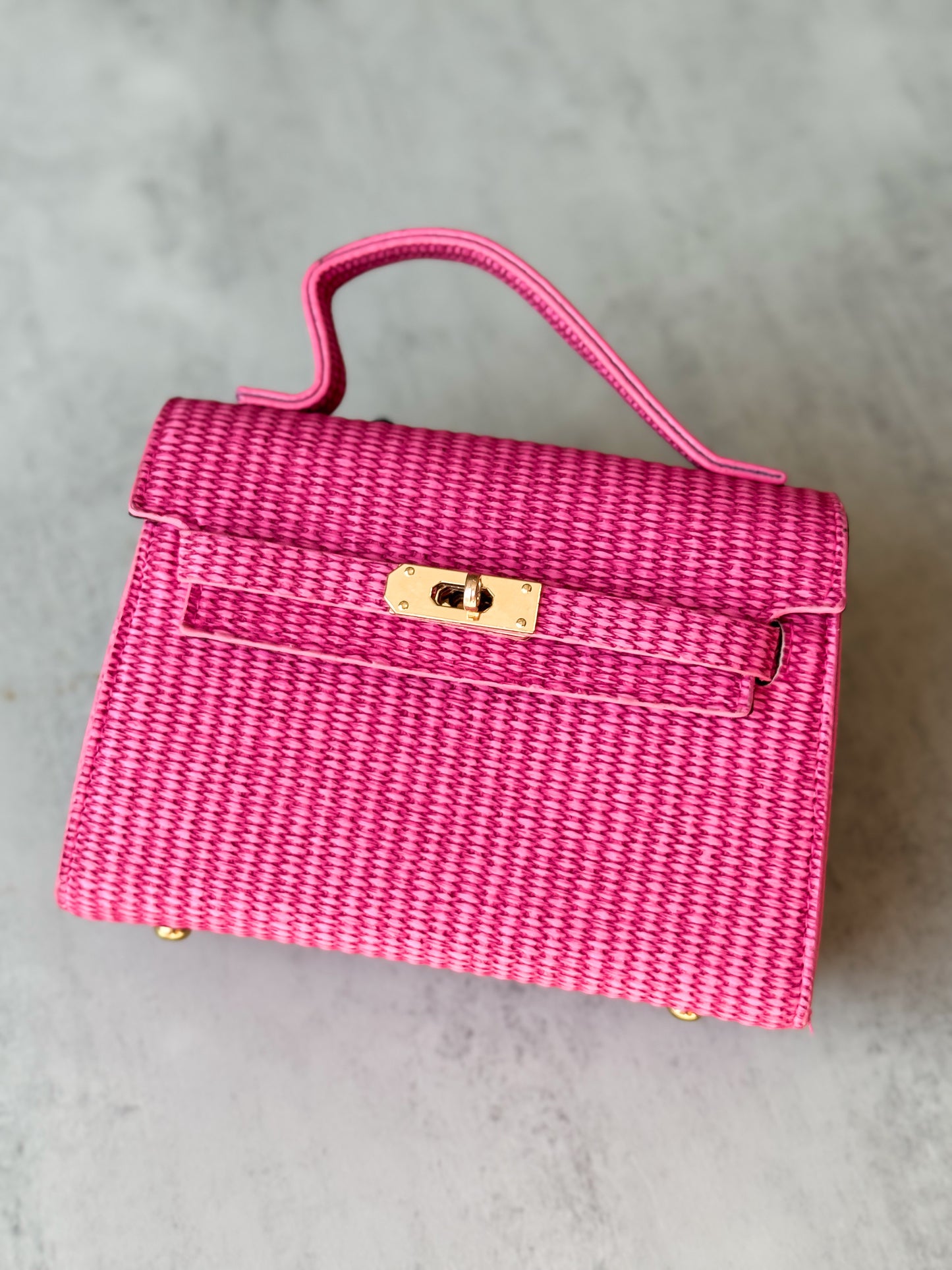 FINAL SALE!! Raffia Icon Mini Purse