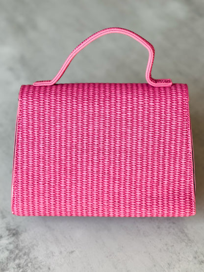 FINAL SALE!! Raffia Icon Mini Purse