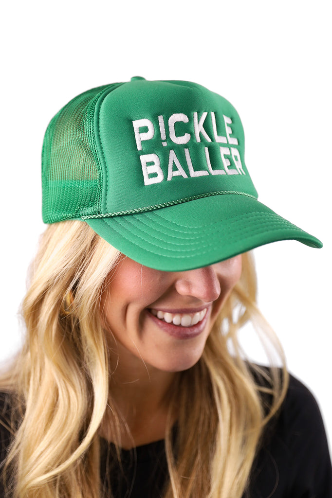 NEW!! Pickle Baller Trucker Hat