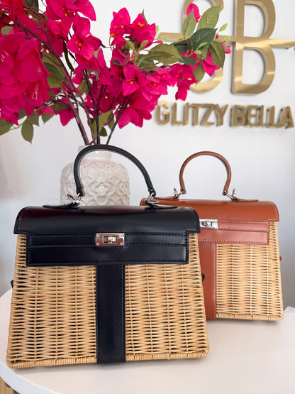 NEW!! "Ibiza" Top Handle Bag in 2 Colors!