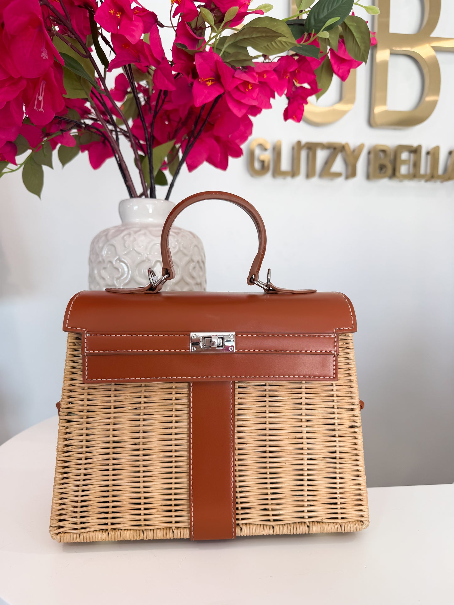 NEW!! "Ibiza" Top Handle Bag in 2 Colors!