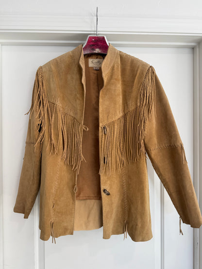 Vintage Scully Suede Fringe Jacket Size M