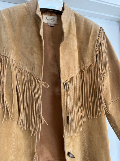 Vintage Scully Suede Fringe Jacket Size M