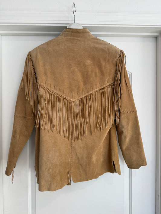 Vintage Scully Suede Fringe Jacket Size XL