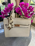 NEW!! Icon Structured Top handle Purse in Ivory