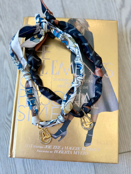 FINAL SALE!! Horseshoe Scarf Necklace in 2 Colors