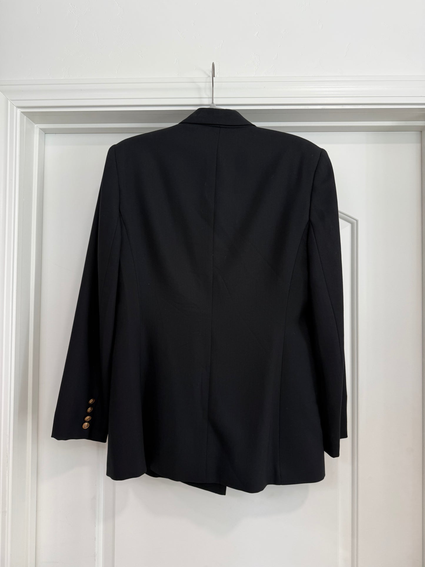 NEW!! Vintage Ralph Lauren Black Crest Blazer Size 8