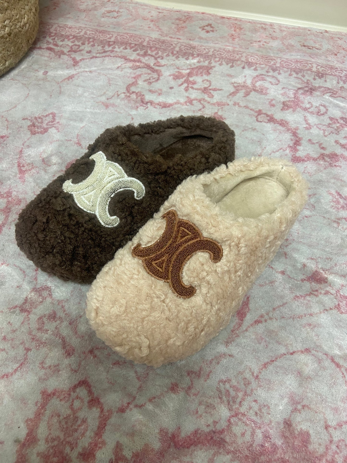 FINAL SALE!! Sasha Platform Slippers in Brown