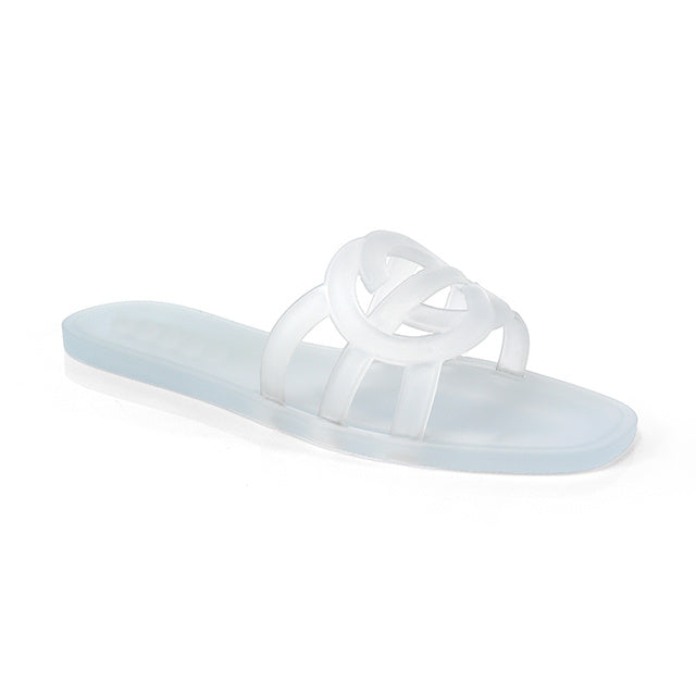 FINAL SALE!! Icon Jelly Sandals in Clear