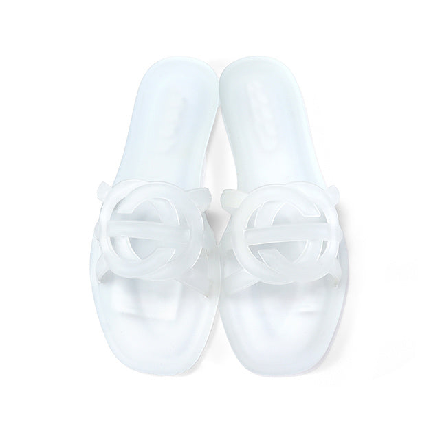 FINAL SALE!! Icon Jelly Sandals in Clear
