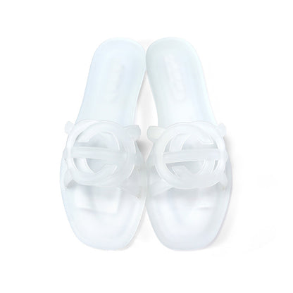 FINAL SALE!! Icon Jelly Sandals in Clear