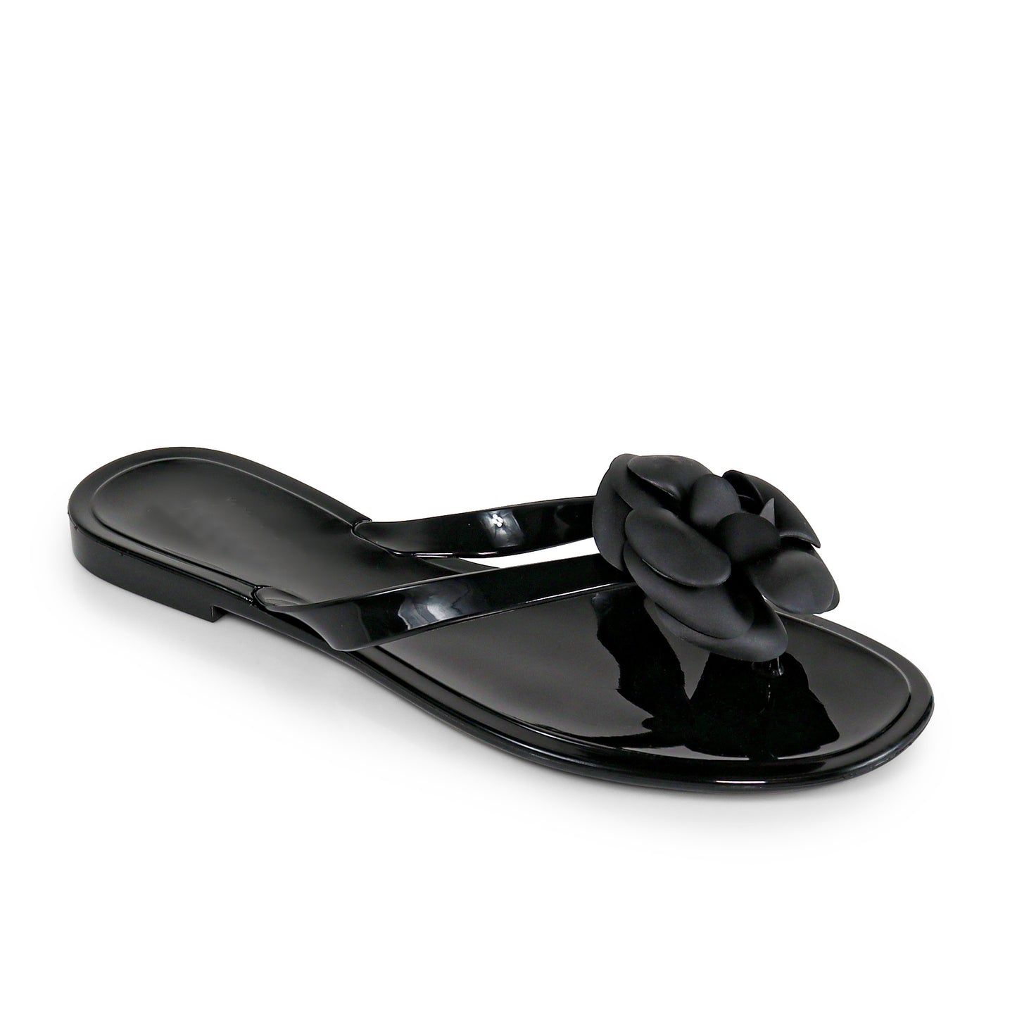 FINAL SALE!! Coco Jelly Slides in Black