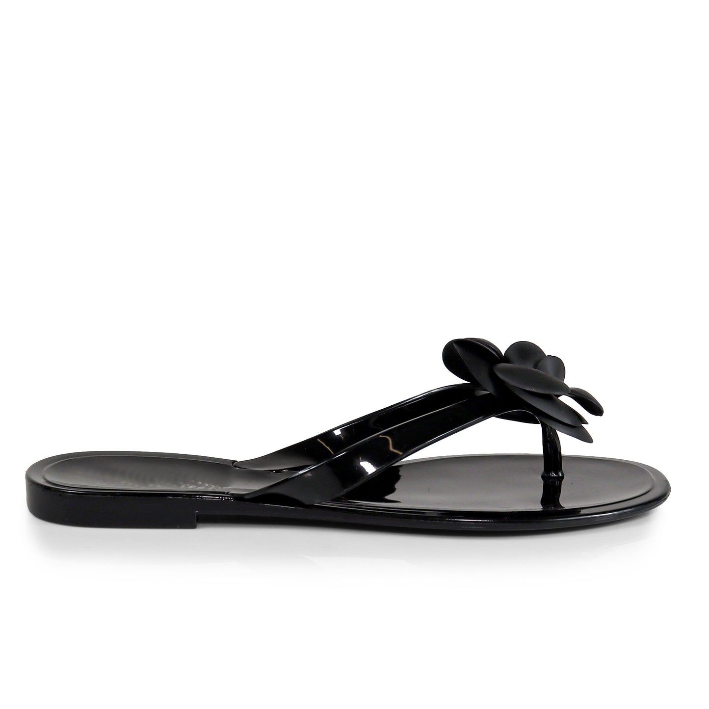 FINAL SALE!! Coco Jelly Slides in Black