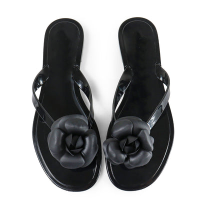 FINAL SALE!! Coco Jelly Slides in Black