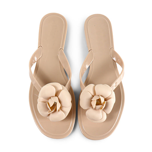 FINAL SALE!! Coco Jelly Slides in Nude