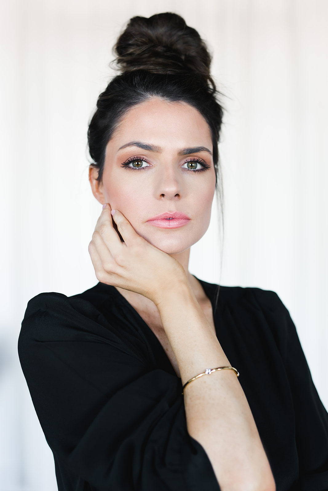 The 18K Plated Swarovski Bangle Bracelet