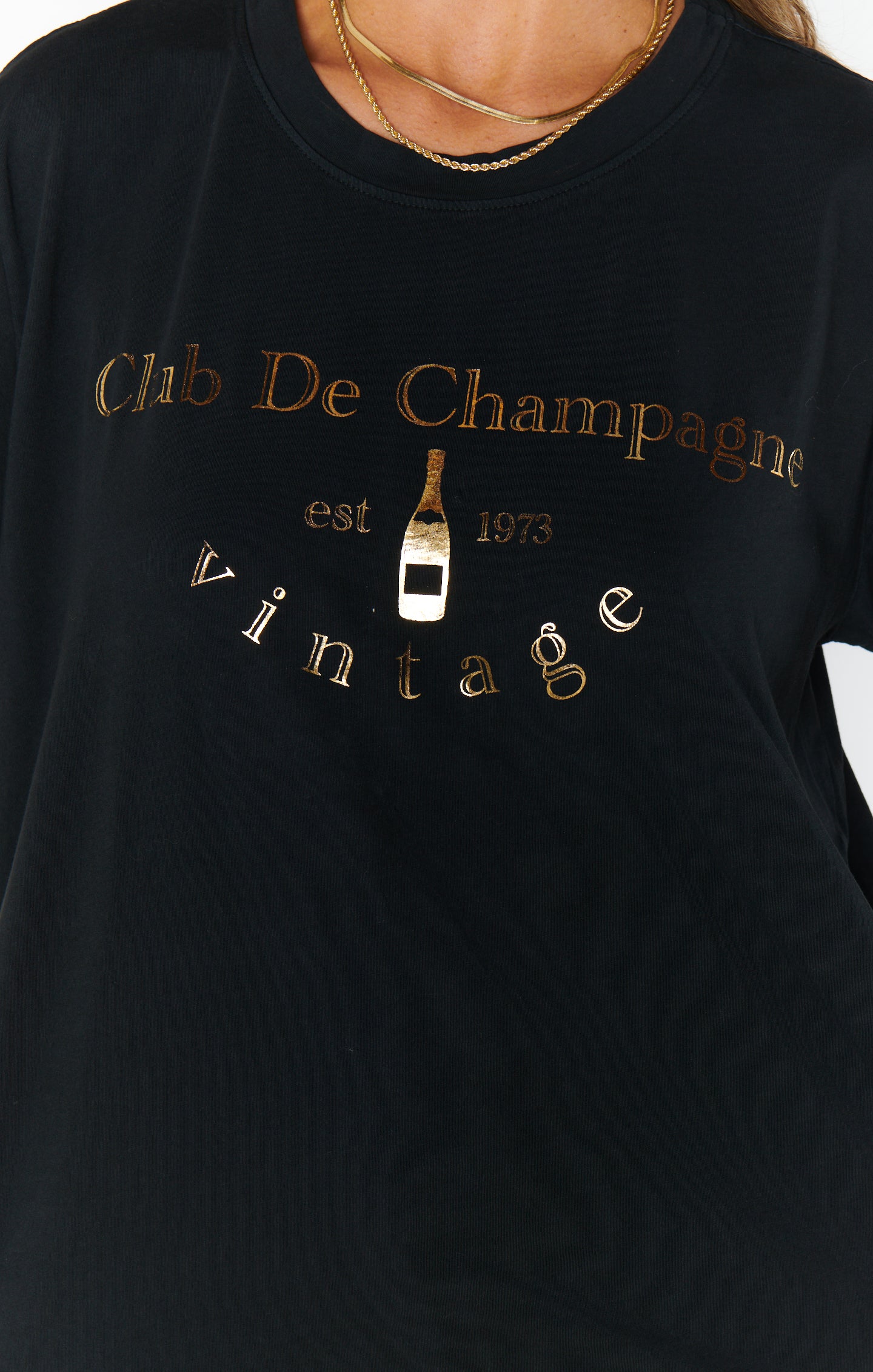 FINAL SALE!! Travis Tee Champagne Graphic Tee