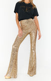 NEW!! Mercury Bells Gold Sequin Pants by Show Me Your Mumu