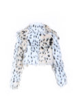 NEW!! Knock Out Cropped Faux Fur Jacket in Leopard