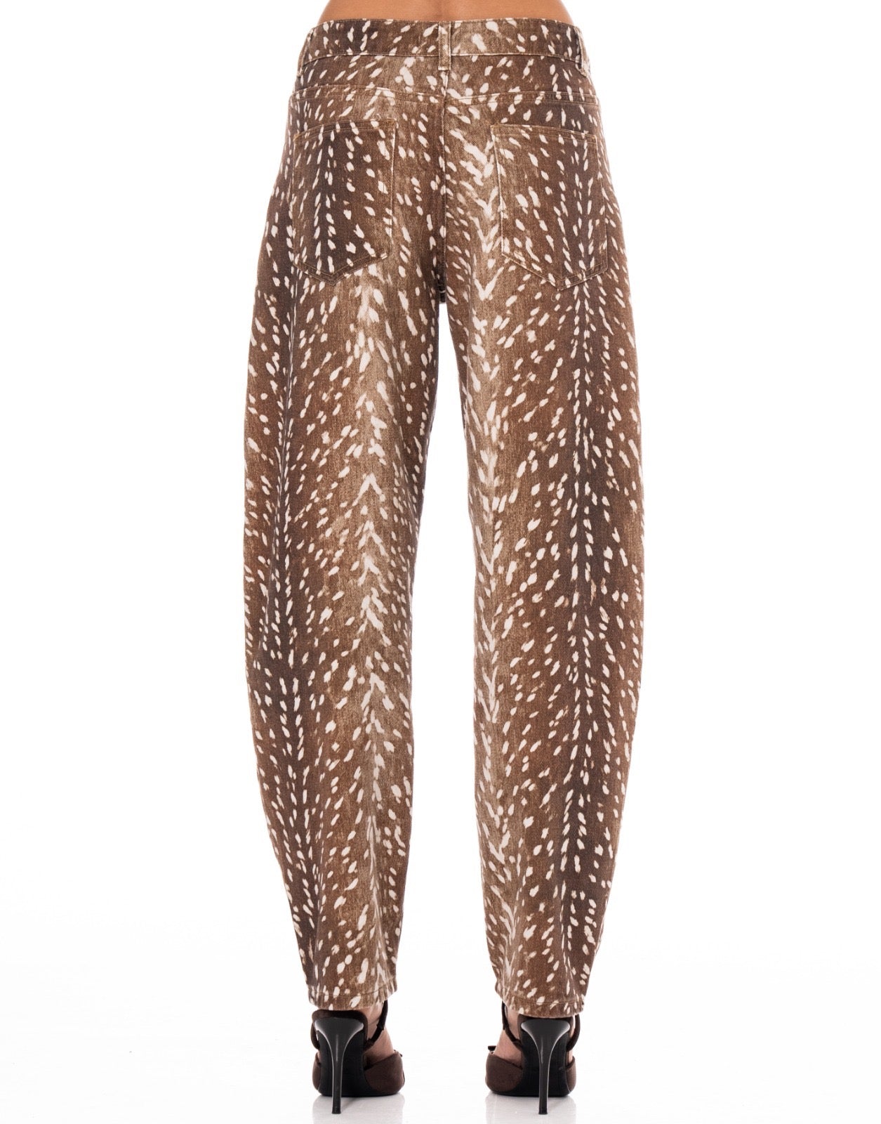 Dakota Barrel Leg Jeans in Bambi