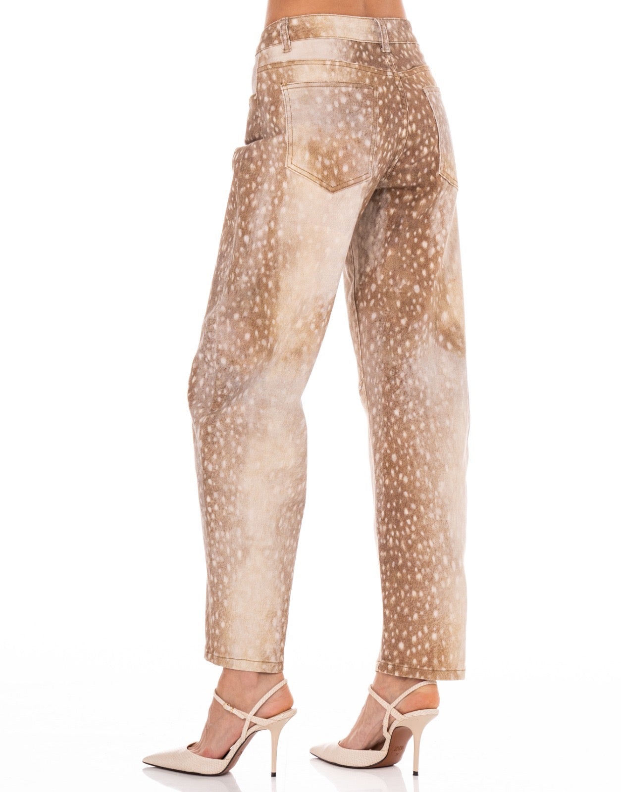 Dakota Barrel Leg Jeans in Light Bambi