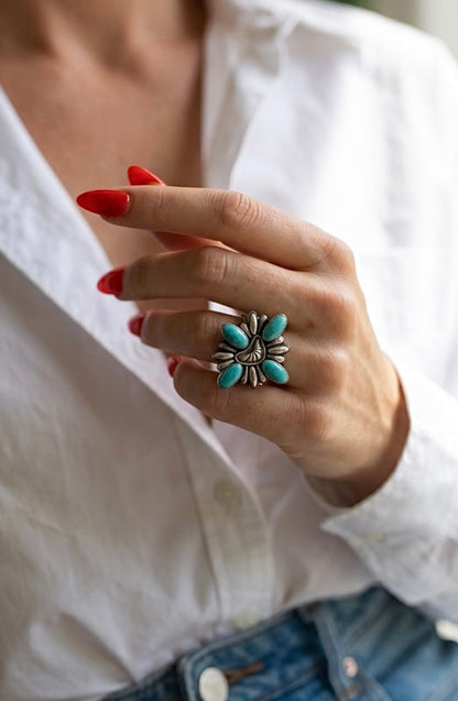 Sienna Kingman Turquoise Ring