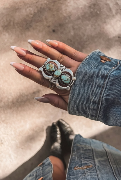 Indio Kingman Turquoise Ring