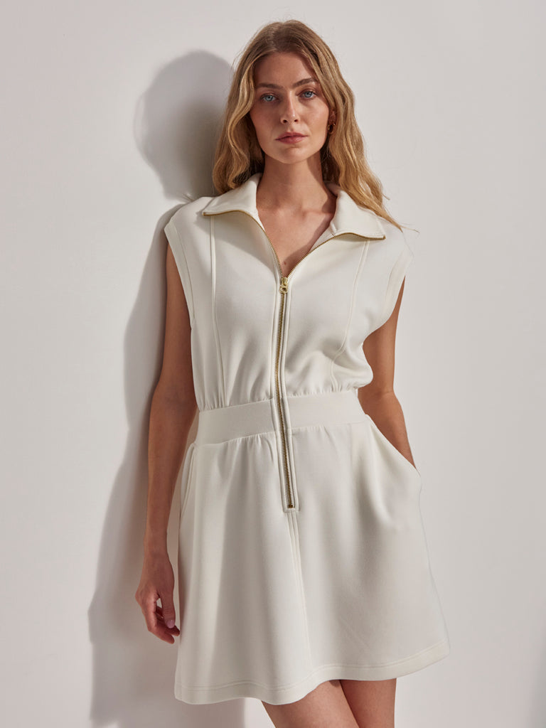 BEST SELLER!! Rosannah Zip Dress in Ivory by VARLEY