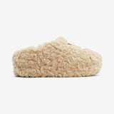 NEW!! Sasha Platform Slippers in Beige