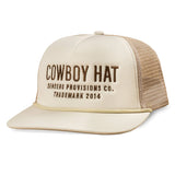 BEST SELLER!! Cowboy Trucker Hat in Cream