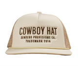 NEW!! Cowboy Trucker Hat in Cream