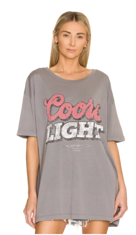 NEW!! Coors Light Tee in Grey