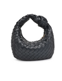 NEW!! Madison Knotted Clutch in Black