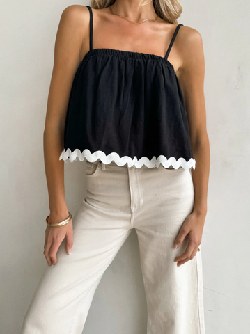 NEW!! "In the Moment" Scalloped Top