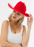 NEW!! Teddy Cattleman Cowboy Hat in Red by Gigi Pip