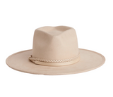 NEW!! The "Joshua" Faux Suede Panama Hat in Cream