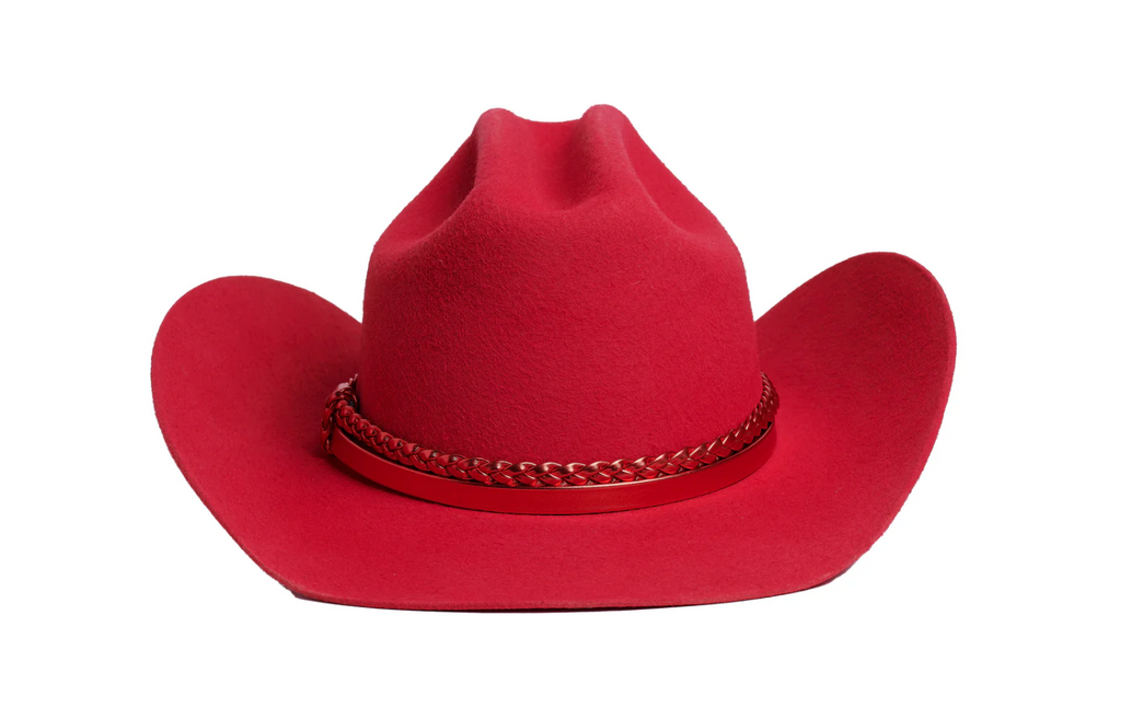 NEW!! Astra Wool Cowboy Hat in Red