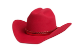 NEW!! Astra Wool Cowboy Hat in Red