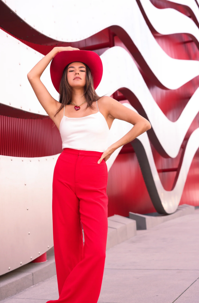 NEW!! Astra Wool Cowboy Hat in Red