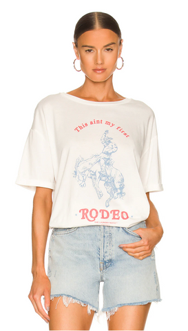 NEW!! First Rodeo Oversized Graphic Tee