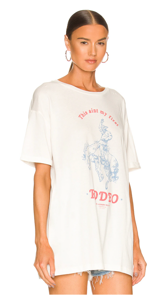 NEW!! First Rodeo Oversized Graphic Tee