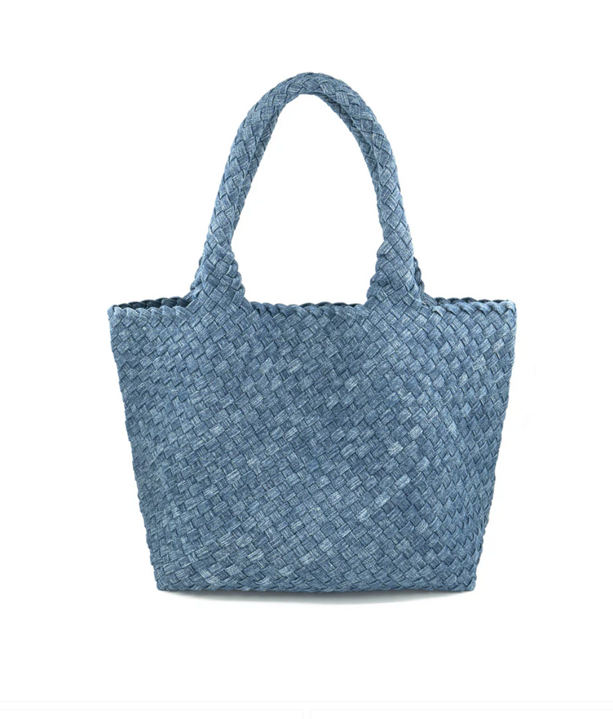 NEW!! Margo Woven Tote Bag in Denim