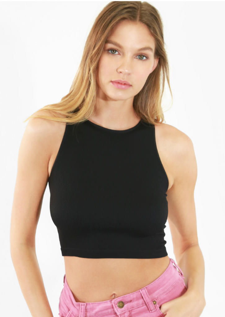 NEW!! Solid Highneck Tank by Nikibiki in 3 Colors