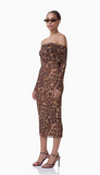 NEW!! Cornelia Midi Dress in Leopard by AFRM