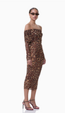 NEW!! Cornelia Midi Dress in Leopard by AFRM