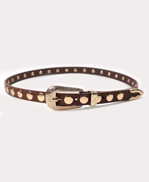 PREORDER!! Phoenix Disc Belt by Petit Moments in Brown